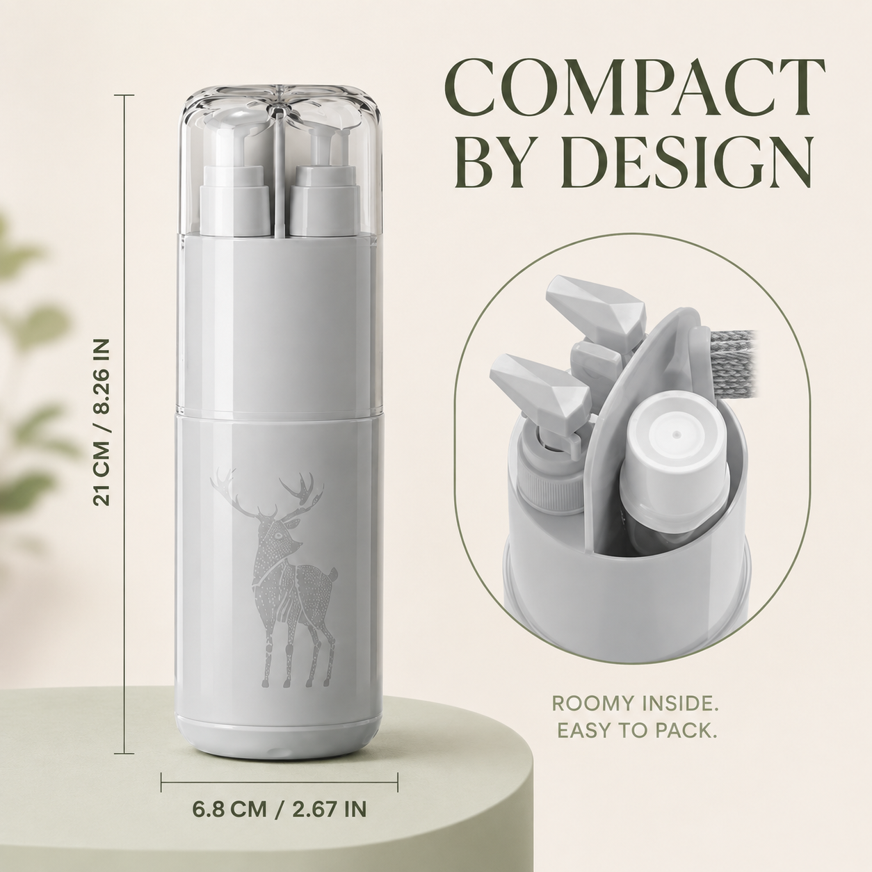 Set dimensions and compact storage